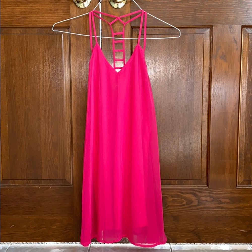 Altar’d State hot pink tunic/dress.